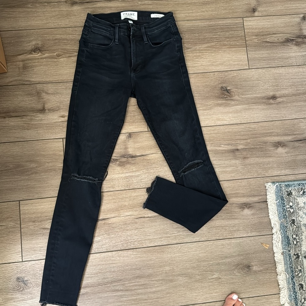 FRAME Le High Skinny